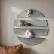 HANAH HOME Dekorativna metalna zidna polica Vlnt 118 Gr