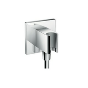 Hansgrohe, FIXFIT PORTER SQUARE zidni nosilec s priključkom za tuš cev