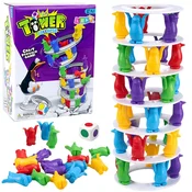 slomart LEAN TOYS Družabna igra Pingvini na stolpu