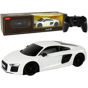 Licencirani avto na daljinsko upravljanje Audi R8 1:24 Rastar - bela
