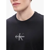 Calvin Klein Jeans Majica LV04RB866G Črna Regular Fit
