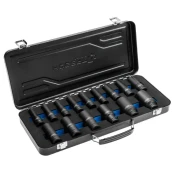 Hogert HT4R049 set nasadnih kljuceva udarnih dugih 15 kom 1/2