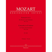 MOZART:PIANO CONCERTO IN D MINOR KV 466 NO.20 FULL SCORE