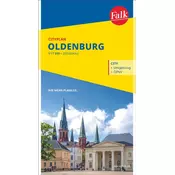 Falk Cityplan Oldenburg 1:16.000