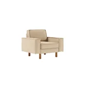 ATELIER DEL SOFA 1-Seat Sofa Sparrow 1 Sand Walnut
