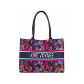 Vitapur modna torba Love Voyage, modro-rožnata - 42,5x32,5x12 cm