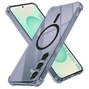 Hibridni ovitek Techsuit Shockproof MagSafe za Samsung Galaxy S25 Plus - smoke black