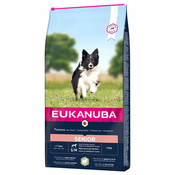 Eukanuba Senior Small & Medium Breed janjetina i riža - 2 x 12 kg