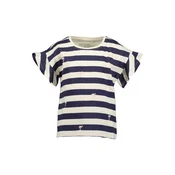 BLUE SEVEN Majica marine/off-bela