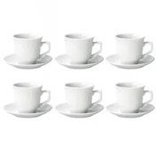 AdTREND Set skodelic za čaj 75989/6 kos/bel porcelan, (5000199479)