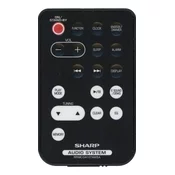 General SHARP RRMCGA107AWSA - compatible General-branded remote control