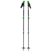 Skijaški štapovi Black Diamond Traverse 3 Ski Poles Boja: crna/zelena / Dužina štapa: 140 cm