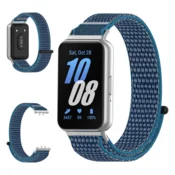 Pašček za Samsung Galaxy Watch Fit 3, najlonski, močan, moder