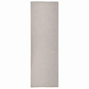 Vidaxl Zunanja preproga ploščato tkanje 80x250 cm svetlo siva
