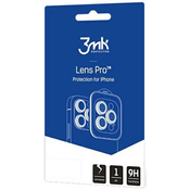 3MK Lens Protection Pro iPhone 15 Pro Max 6.7 dark gold Camera lens protection with mounting frame 1 pc.