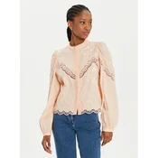 TWINSET Srajca 241TT2081 Oranžna Regular Fit