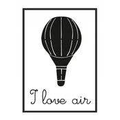 shumee SLIKOVNI PLAKAT V OKVIRJU A4 cm Balon PD025
