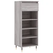 Vidaxl Omarica za čevlje siva sonoma 40x36x105 cm inženirski les