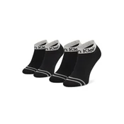 Set 2 parov ženskih nizkih nogavic Calvin Klein 701218775 Black 001