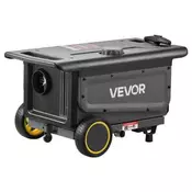 VEVOR Dieselski grelnik zraka 8KW vse v enem prenosni 566x400x321 mm črn