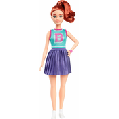 Mattel Barbie: Fashionistas #232 - Podedelena punčka z rdečimi lasmi in pegami (HYT90)