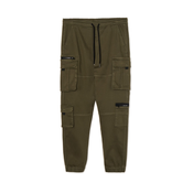 Cropp - Jogger pantalone s cargo džepovima - maslina