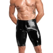 Noir Handmade H094 Voltage PVC Biker Shorts Black XL
