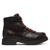 Gležnjarji Tommy Hilfiger Elevated Outdoor Lth Wpm Boot FM0FM05995 Rjava