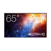 Optoma N3651K Digitalni reklamni ravni zaslon 165,1 cm (65) LED Wi-Fi 450 cd/m2 4K Ultra HD Crno Android 11 24/7