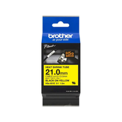 BROTHER rumen/črn trak 21mm termo skrčljiv BRHSE651E