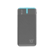 Tracer PowerBank EnerGo 10000mAh, sivo-modra