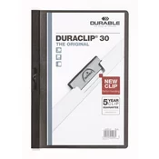 Durable Fascikl sa zatvaračem Duraclip, crni