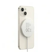 OEM Mayaxess, Polnilnik za iPhone 14 Magsafe magnetni 15W, Bela, (5000275847)