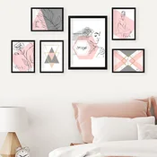 Wallity Set Slika SET_024, 6 Delova