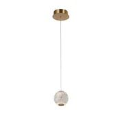 Schuller Avstralska LED obeska svetilka 1L, d12, zlati, (21006451)
