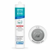 KOOP CHEM OTTOSEAL S-110 premium nevtralni gradbeni silikon, 310 ml C18 SANITARNO SIVA