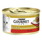 36 + 12 gratis! Gourmet Gold 48 x 85 g - Rafinirani ragu: govedina