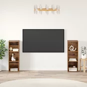 Set TV komoda Zidne 2 pcs Staro drvo 107 x 35 x 37 cm