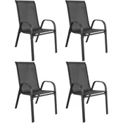 BE Stol SOFIA - temno siv x 4
