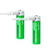Logilink punjive baterije AA 1.5V 1850 mAh / 2775 mWh, type c, 2 kom