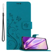 Cadorabo CADORABO Honor 10i/20i/20 LITE/Huawei Enjoy 9S rožnato zlata - ovitek v cvetličnem dizajnu z magnetnim zapiranjem, stoječo funkcijo in režami z, (20565206)