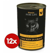 Fitmin FFL cat tin kitten chicken hrana za macke, 12 x 415 g