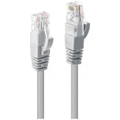 LINDY LINDY 48006 RJ45 omrežni kabel\, Patch kabel CAT 6 U/UTP 7.50 m siva 1 kos, (20419731)