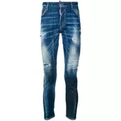 Dsquared2 - distressed regular jeans - men - Blue