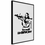 Poster - Banksy: Mona Lisa with Bazooka I 20x30