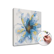 Slikanje po številkah Ne pozabite na mene | nizka težavnost - 50x50 cm - raztegnjeno platno na okvirju