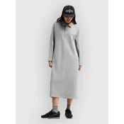 Quiksilver Assinie Polo Long Dress light grey heather
