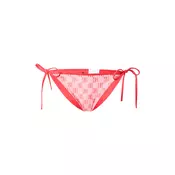 HUGO Spodnji del bikini Monogram Side Tie 50555665 Roza