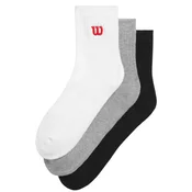 Nogavice Wilson  Quarter Top Sock 3 Pack Multicolor  L