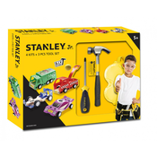 Stanley Jr. U001-K04-T03-SY Set od 4 autica, odvijac i cekic